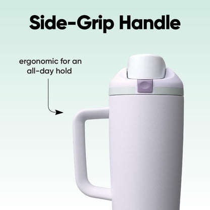 Owala FreeSip Tumbler - Stainless Steel - 40-oz. - Tan (Lightly Toasted)