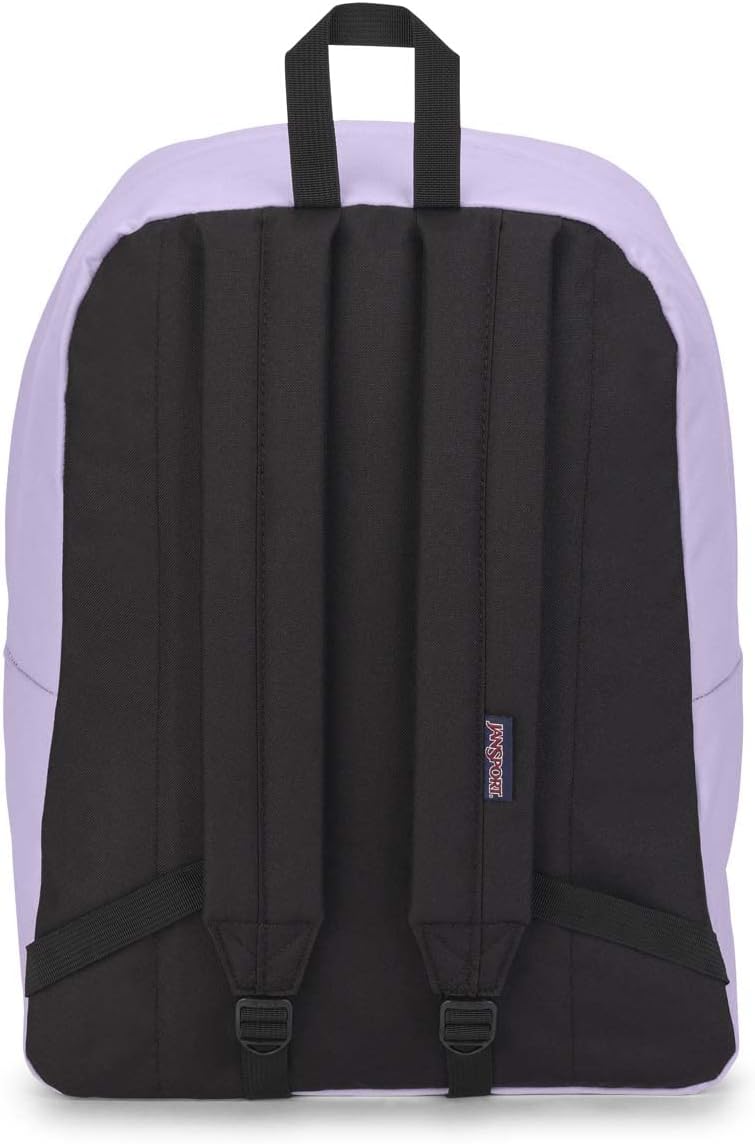 JanSport SuperBreak One Backpacks - Durable, Lightweight Bookbag with 1 Main Compartment, Front Utility Pocket with Built-in Organizer - Premium Backpack, Black - Colors B