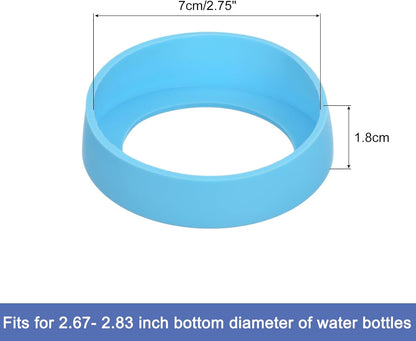uxcell Water Bottle Boot, Protective Silicone Boot Sleeve Non Slip Bottom Cover Bumper for Water Bottles Mug Tumbler
