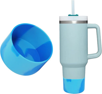 5Pcs Silicone Bottle Boot, Bottom Protector Compatible with Stanley/Hydroflask/Iron Flask/Simple Modern, 2.9-3in Bottom Width of Stainless Water Bottle