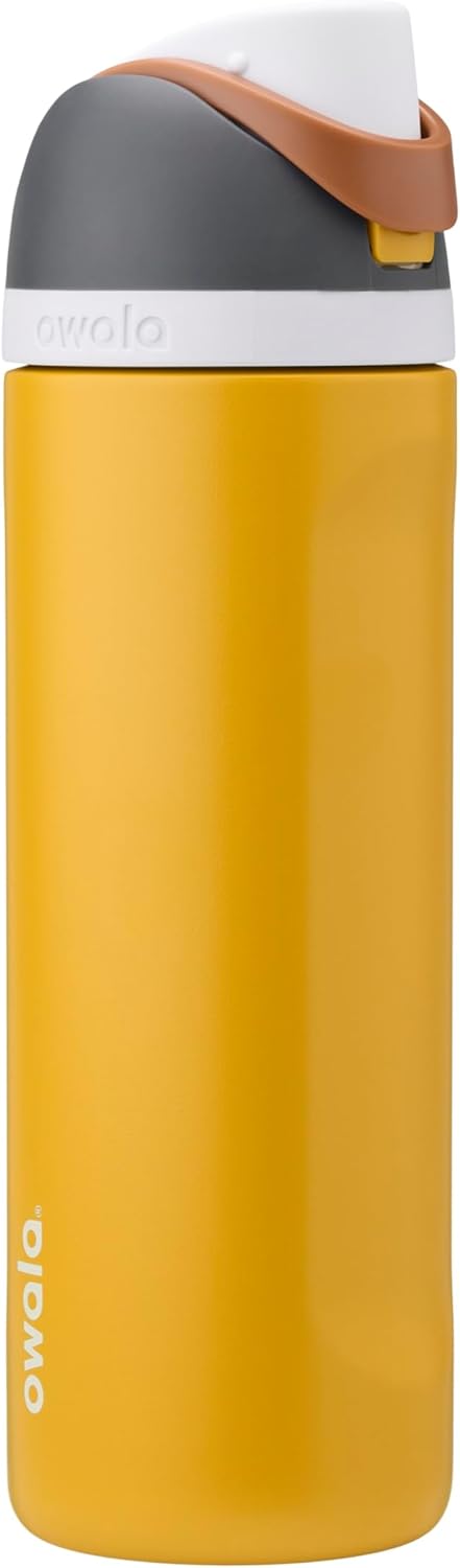 Owala FreeSip Insulated Stainless Steel Water Bottle with Straw, BPA-Free Sports Water Bottle, Great for Travel, 32 Oz, Denim