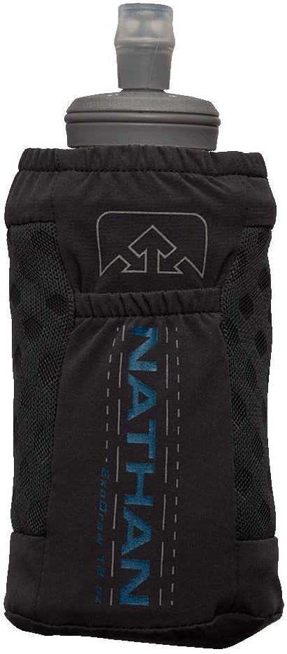 Nathan ExoDraw & ExoShot 2.0 Flask, Handheld Water Bottle for Marathons, Hiking, Ultra Running and Outdoor Activity