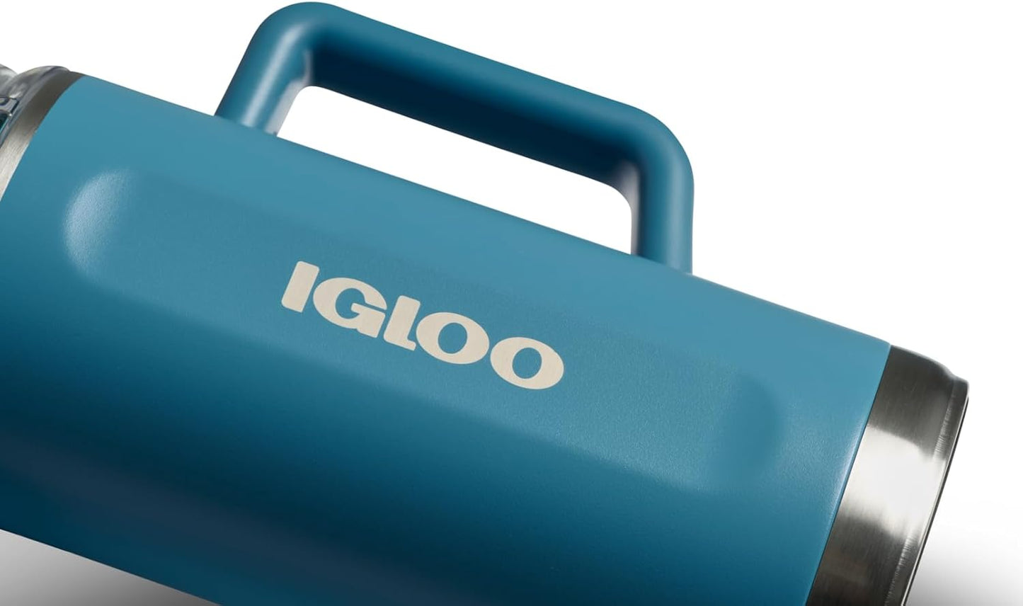 Igloo 20 oz Stainless Steel Tumbler | Sport Sipper Bottle | Thrift Pink