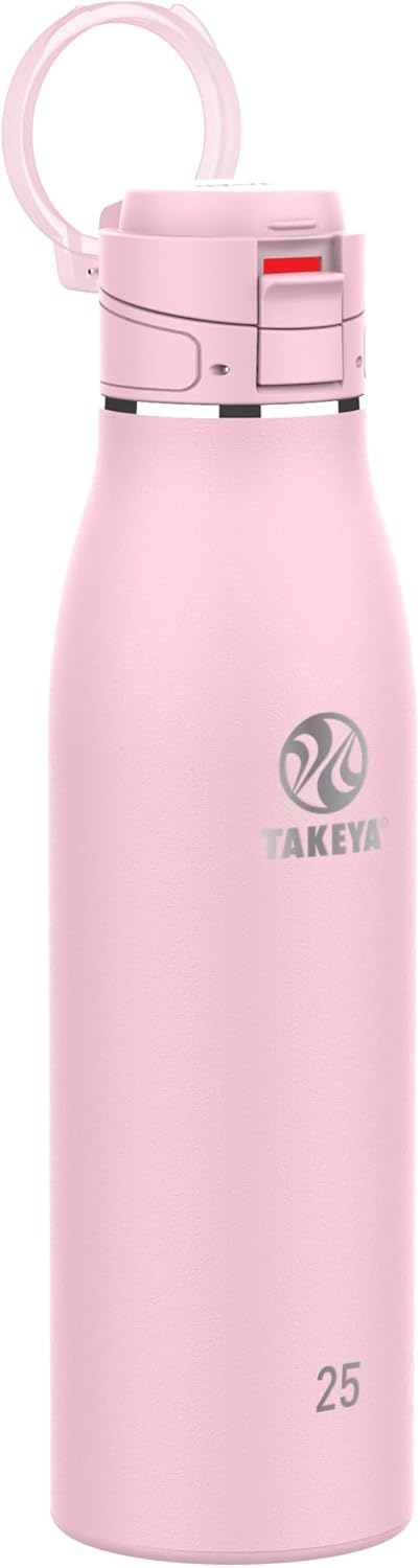 Takeya 17 oz Traveler Stainless Steel Insulated Travel Coffee Mug with Locking Leak Proof Lid, Premium Quality, BPA Free, Arctic