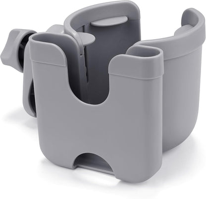 Accmor Stroller Cup Holder with Phone Holder, Bike Cup Holder, Universal Cup Holder for Uppababy Nuna Doona Strollers, 2-in-1 Cup Holder for Walker, Wheelchair, Scooter - Colors A