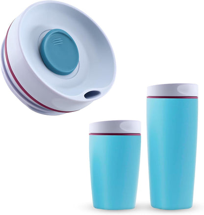 Replacement Slider Lid for Owala SmoothSip 20oz & 12oz, Top Cover Compatible with Owala 24oz Coffee Tumbler, Coffee Travel Mugs Leakproof Accessories, BPA-Free (Black Cherry)