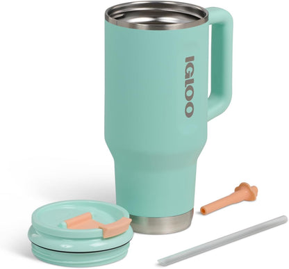 Igloo 20 oz Stainless Steel Tumbler | Sport Sipper Bottle | Thrift Pink