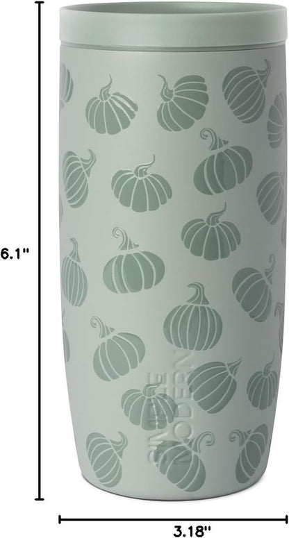 Simple Modern Halloween Signature Voyager | 16oz Travel Coffee Mug Tumbler with 360° Lid | Gifts for Women Men | Ceramic-Lined Insulated Stainless Steel Cold Brew Iced Coffee Cup | Spooky Mix