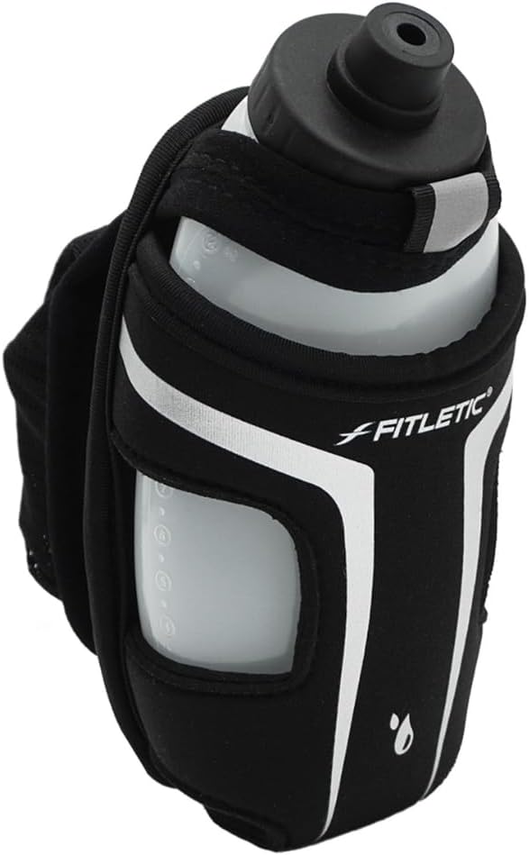 Fitletic HydraPocket Handheld Water Bottle Carrier (Black)