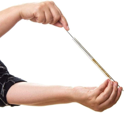 Halm Glass Straws - 6 Long 12 inch Bent Stanley Cup Replacement Drinking Straws + Plastic-Free Cleaning Brush - Perfect for Bottles & Quencher - Made in Germany - Dishwasher Safe - Eco-Friendly