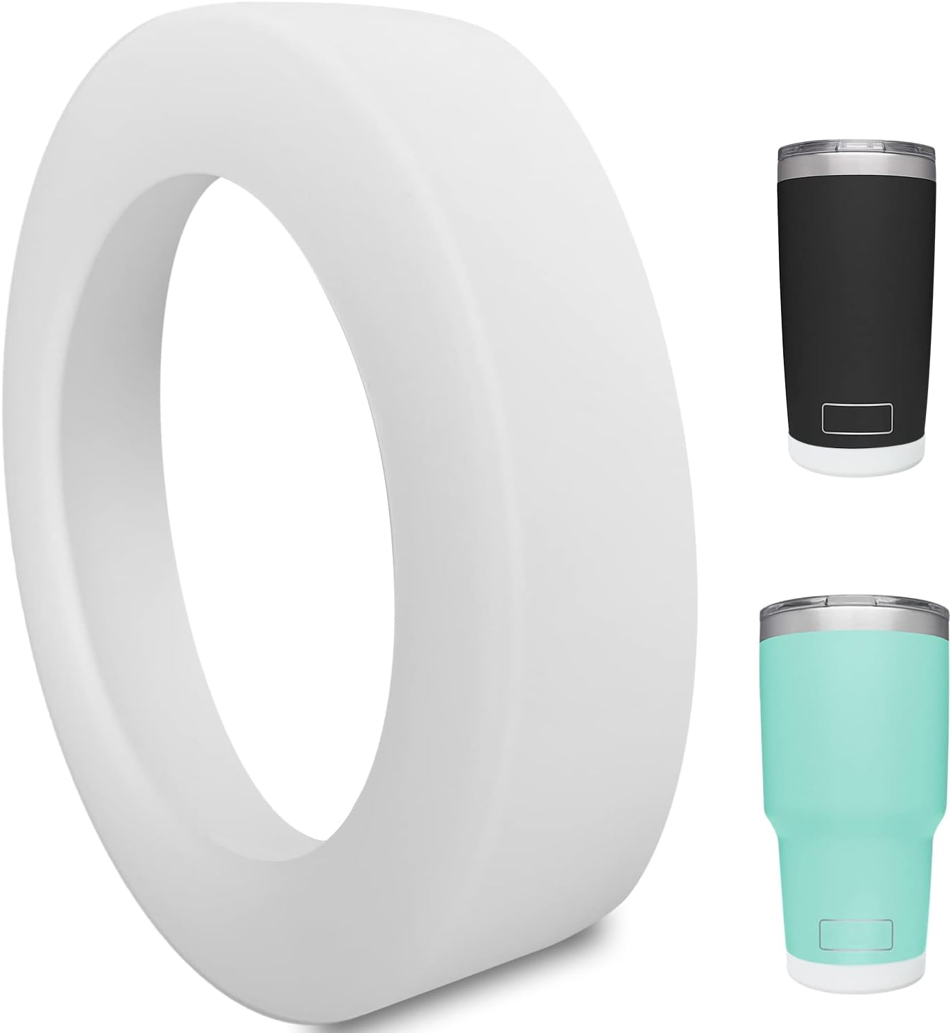 Silicone Boot Sleeve for YETI Tumbler 30 oz, 20 oz - Safer Protection and Less Noise for Yeti Coffee Mug Cup 20oz 30 oz - Dishwasher Safe
