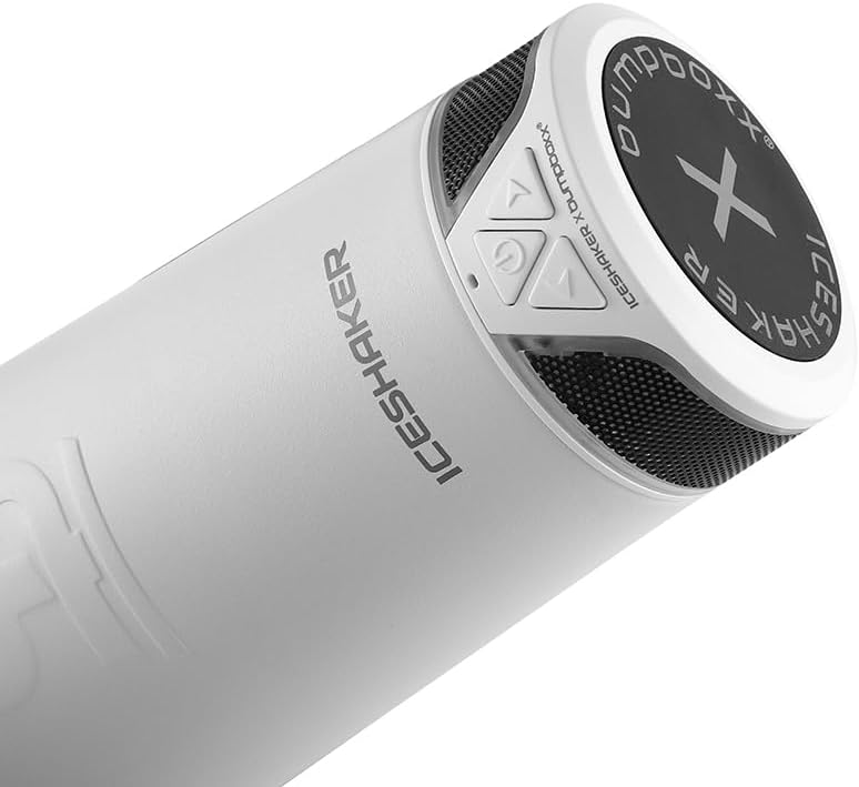 Ice Shaker Insulated Stainless Steel Shaker Bottle | 26oz, Black | Cold for 30+ Hours | Insulated Cup with Twist-on Agitator | Odor-Free Bottle for Protein Shakes, Water, Smoothies, Cocktails