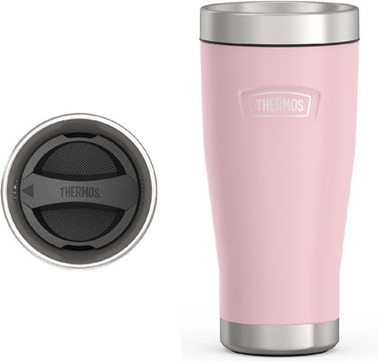 THERMOS ICON SERIES, Stainless Steel Tumbler, Matte Stainless Steel, 16 oz