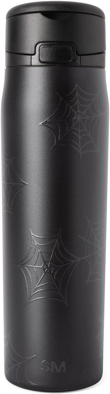 Simple Modern Halloween Signature Voyager | 16oz Travel Coffee Mug Tumbler with 360° Lid | Gifts for Women Men | Ceramic-Lined Insulated Stainless Steel Cold Brew Iced Coffee Cup | Spooky Mix