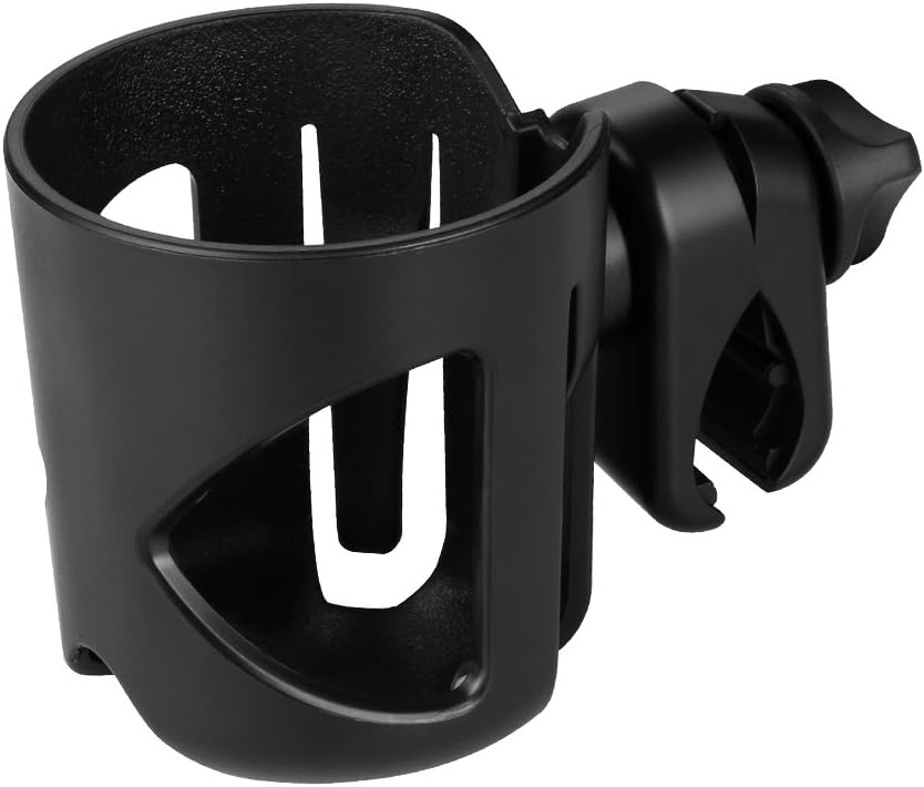 Accmor Stroller Cup Holder, Universal Cup Holder for Walker Wheelchair Bike, 360° Rotatable Stroller Cup Holder Attachment Accessories for Walker, Wheelchair, Scooter