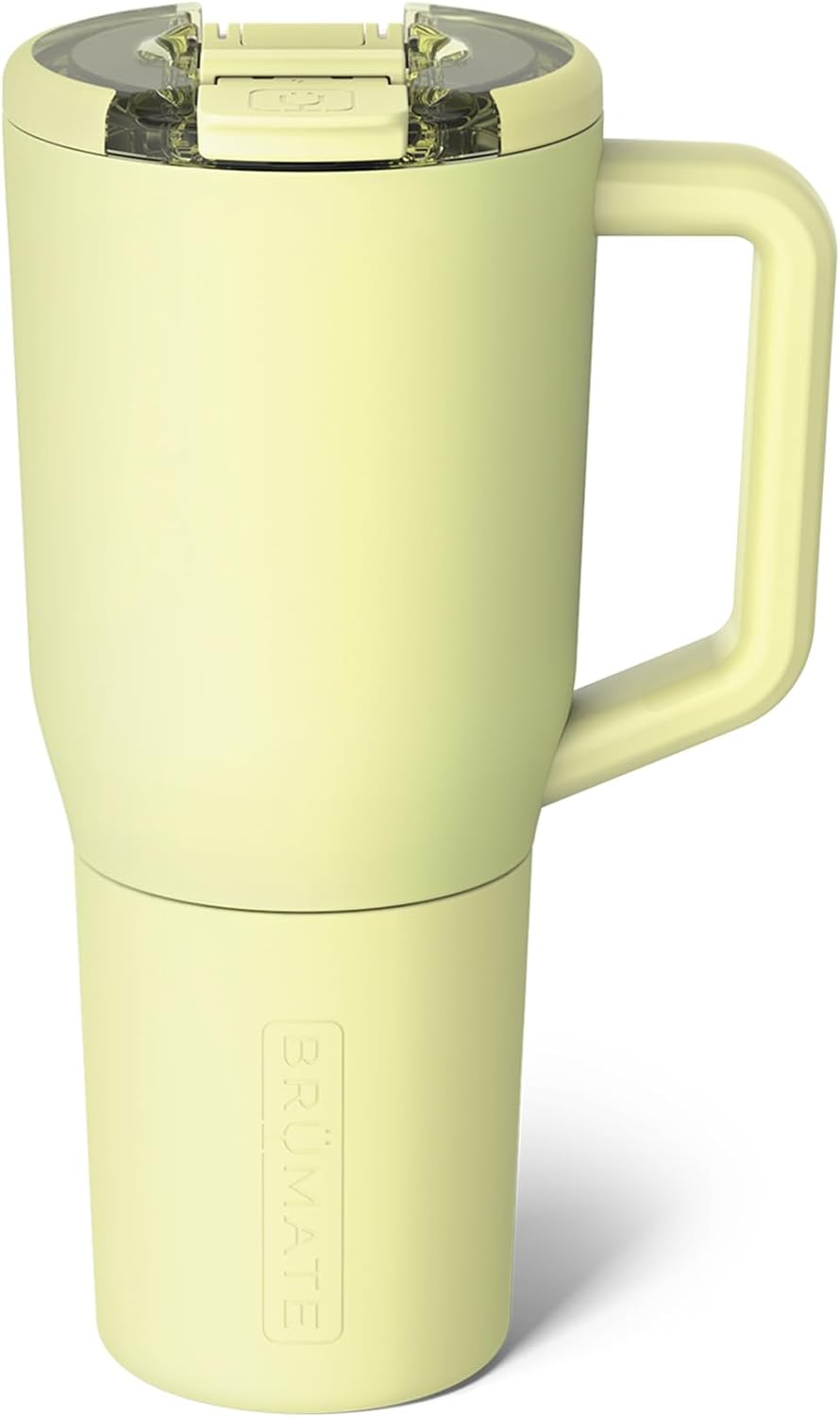 BrüMate Müv - 25oz 100% Leak Proof Insulated Coffee Mug with Handle & Lid - Stainless Steel Coffee Travel Mug - Double Walled Coffee Cup (Lilac Dusk)