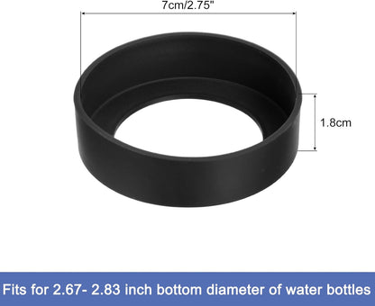 uxcell Water Bottle Boot, Protective Silicone Boot Sleeve Non Slip Bottom Cover Bumper for Water Bottles Mug Tumbler