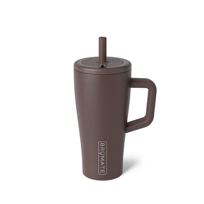 BrüMate Era 40 oz Tumbler with Handle & Straw | 100% Leakproof Insulated Water Bottle Tumbler with Lid & Flexible SoftSip Straw | Made of Stainless Steel | Cup Holder Friendly | 40oz (Nightfall Blue)