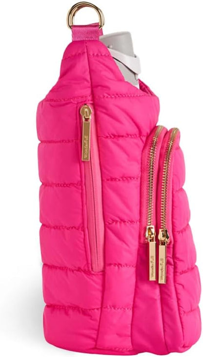 WanderFull Original HydroBag Handle® Zipper Slot for Handle, Hands-Free Crossbody Water Bottle Holder & Tumbler Accessories