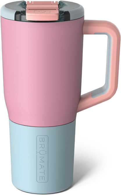 BrüMate Müv - 25oz 100% Leak Proof Insulated Coffee Mug with Handle & Lid - Stainless Steel Coffee Travel Mug - Double Walled Coffee Cup (Lilac Dusk)