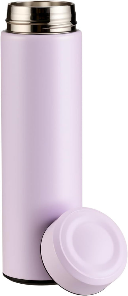 PARACITY Insulated Water Bottle,15 oz Stainless Steel Thermo, Double Wall Vacuum Water Bottle, Metal Water Bottle Keeps Hot for 12 Hrs, Cold for 24 Hrs, for Coffee, Drinks