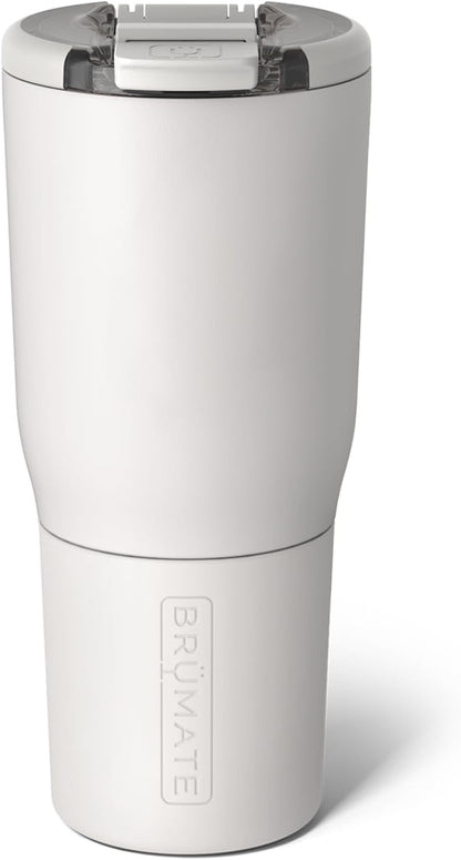 BrüMate Nav 25oz 100% Leak Proof Insulated Travel Tumbler with Magnetic BevLock™ Lid - Double Wall Cup-Holder Friendly Stainless Steel Mug (Nightfall Blue)