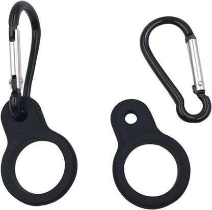 9 Pack Water Bottle Clips with Rubber Hook Hanging Carabiner Water Bottle Holder Carrier for Natural Spring Water Bottles Aluminum Water Bottles Soda Tactical Backpack Travel Camping Hiking