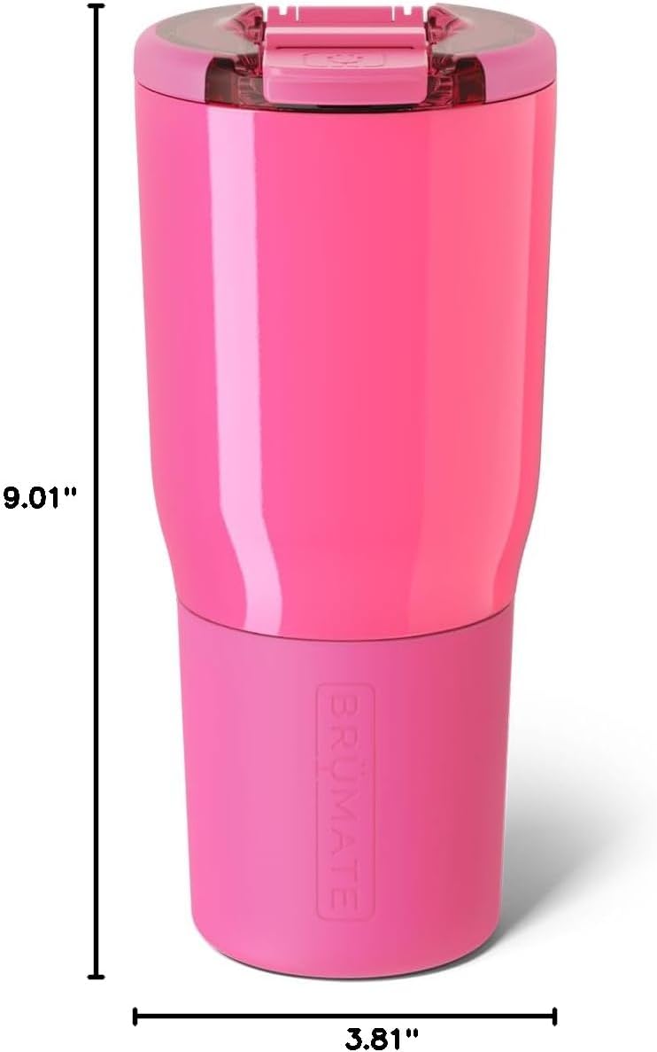 BrüMate Nav 25oz 100% Leak Proof Insulated Travel Tumbler with Magnetic BevLock™ Lid - Double Wall Cup-Holder Friendly Stainless Steel Mug (Nightfall Blue)