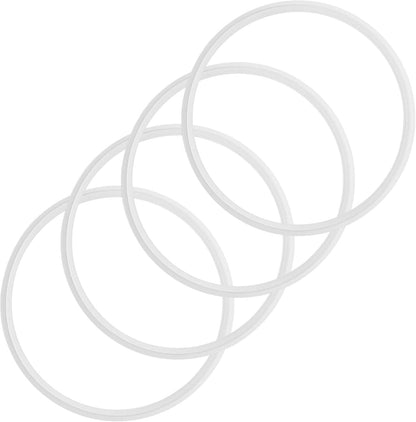 Replacement Lid Gasket Seal for Stanley 40oz Tumblers, 4 Seals & 1 Straw Cap, BPA-Free Silicone Seal for Adventure Quencher H2.0 Flowstate, Leak-Proof, Food Grade (4 Seals + 1 Straw Cap)
