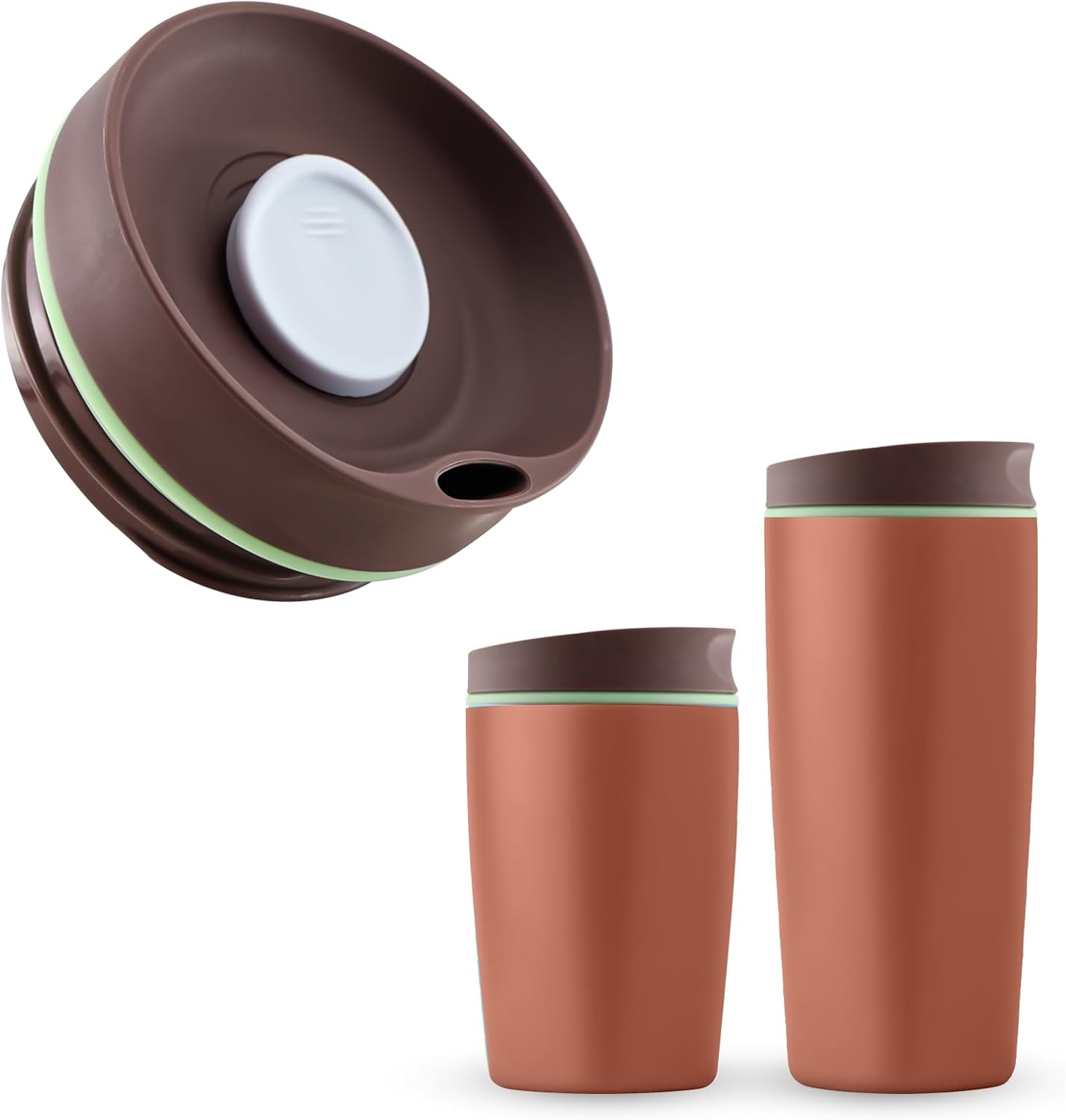 Replacement Slider Lid for Owala SmoothSip 20oz & 12oz, Top Cover Compatible with Owala 24oz Coffee Tumbler, Coffee Travel Mugs Leakproof Accessories, BPA-Free (Black Cherry)