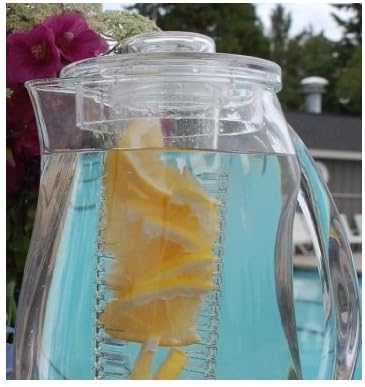 Prodyne Fruit Infusion Flavor Pitcher, Clear, 93 oz.