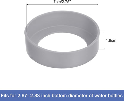 uxcell Water Bottle Boot, Protective Silicone Boot Sleeve Non Slip Bottom Cover Bumper for Water Bottles Mug Tumbler