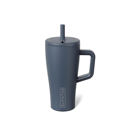 BrüMate Era 40 oz Tumbler with Handle & Straw | 100% Leakproof Insulated Water Bottle Tumbler with Lid & Flexible SoftSip Straw | Made of Stainless Steel | Cup Holder Friendly | 40oz (Nightfall Blue)