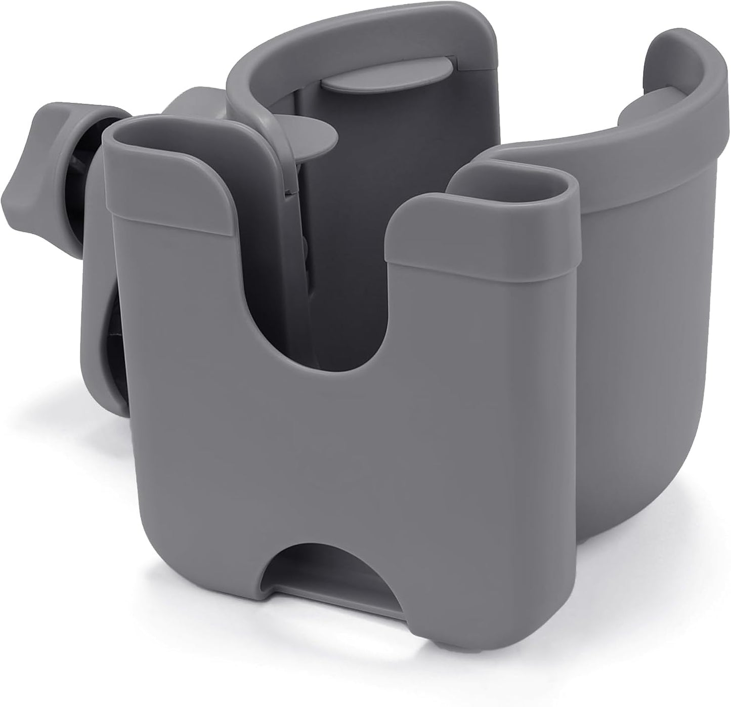 Accmor Stroller Cup Holder with Phone Holder, Bike Cup Holder, Universal Cup Holder for Uppababy Nuna Doona Strollers, 2-in-1 Cup Holder for Walker, Wheelchair, Scooter - Colors A