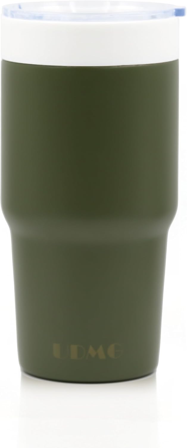 True Ceramic Lined (Not Coated) Stainless Steel Vacuum Insulated Travel Coffee Tumbler, No Metallic Taste, 16oz for Coffee & Tea On-The-Go (Original Steel)