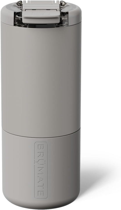 BrüMate Strova 18oz 100% Leakproof Insulated Coffee Mug | Ceramic-Lined Interior | Built-In Silicone Sleeve for Travel | Locking Flip Lid (Nightfall Blue)