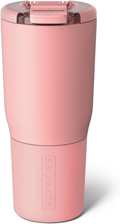 BrüMate Nav 25oz 100% Leak Proof Insulated Travel Tumbler with Magnetic BevLock™ Lid - Double Wall Cup-Holder Friendly Stainless Steel Mug (Nightfall Blue)
