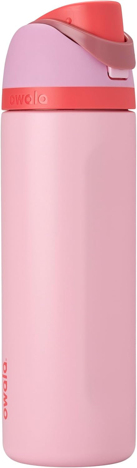 Owala FreeSip Insulated Stainless Steel Water Bottle with Straw, BPA-Free Sports Water Bottle, Great for Travel, 32 Oz, Denim
