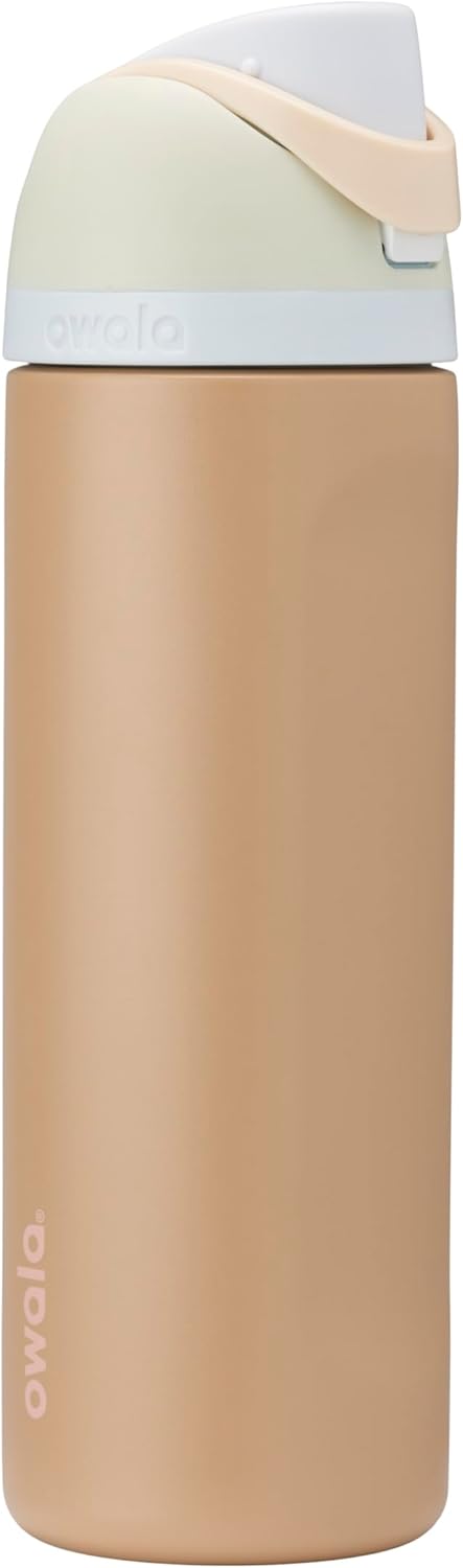 Owala FreeSip Insulated Stainless Steel Water Bottle with Straw, BPA-Free Sports Water Bottle, Great for Travel, 32 Oz, Denim