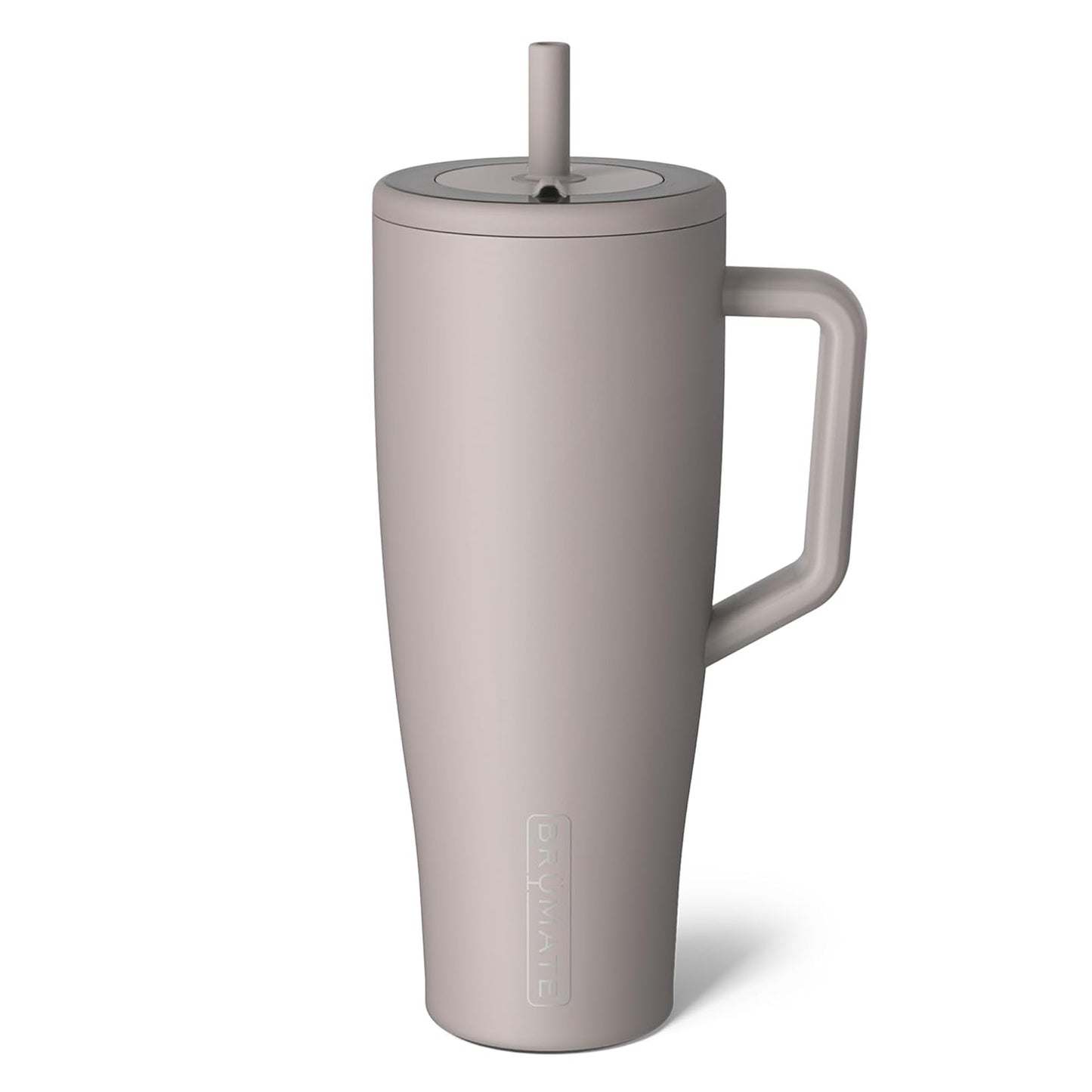 BrüMate Era 40 oz Tumbler with Handle & Straw | 100% Leakproof Insulated Water Bottle Tumbler with Lid & Flexible SoftSip Straw | Made of Stainless Steel | Cup Holder Friendly | 40oz (Nightfall Blue)