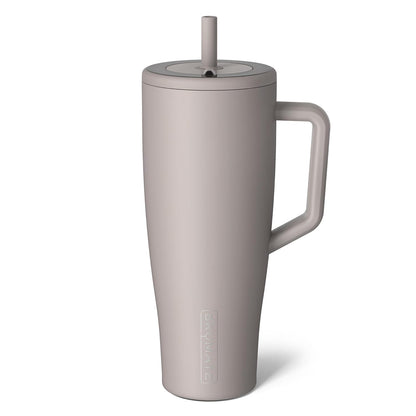 BrüMate Era 40 oz Tumbler with Handle & Straw | 100% Leakproof Insulated Water Bottle Tumbler with Lid & Flexible SoftSip Straw | Made of Stainless Steel | Cup Holder Friendly | 40oz (Nightfall Blue)