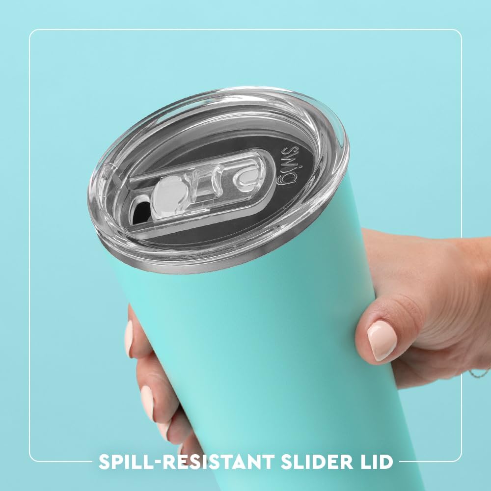 Swig Life 32oz Insulated Tumbler, Travel Coffee Tumbler with Lid, Cup Holder Friendly Travel Coffee Mug, Stainless Steel with Lid (Hayride)