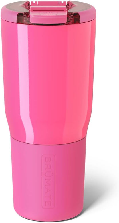 BrüMate Nav 25oz 100% Leak Proof Insulated Travel Tumbler with Magnetic BevLock™ Lid - Double Wall Cup-Holder Friendly Stainless Steel Mug (Nightfall Blue)