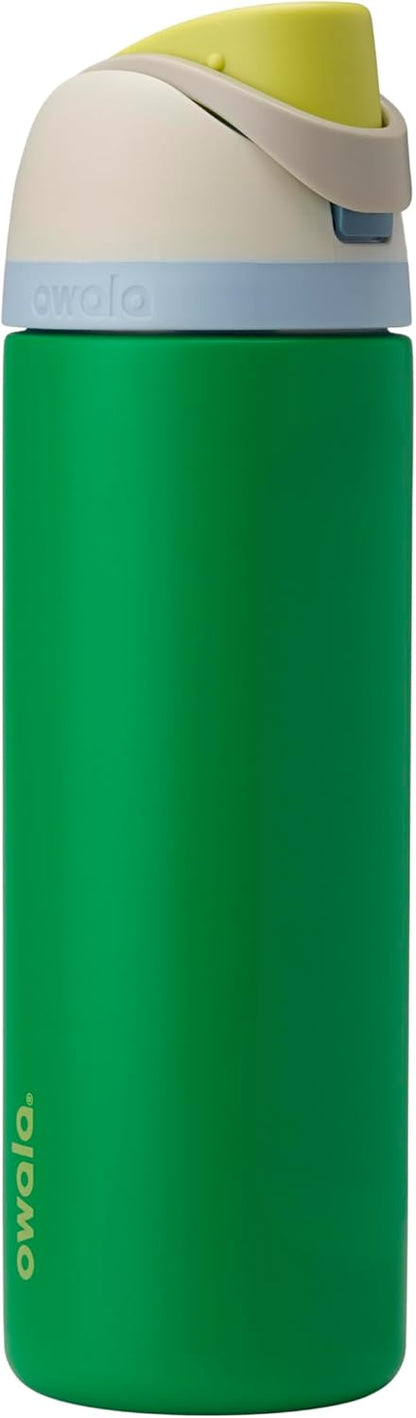 Owala FreeSip Insulated Stainless Steel Water Bottle with Straw, BPA-Free Sports Water Bottle, Great for Travel, 32 Oz, Denim