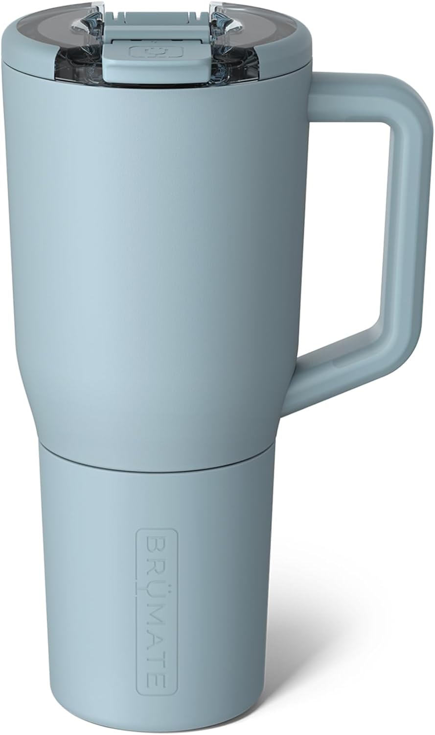 BrüMate Müv - 25oz 100% Leak Proof Insulated Coffee Mug with Handle & Lid - Stainless Steel Coffee Travel Mug - Double Walled Coffee Cup (Lilac Dusk)