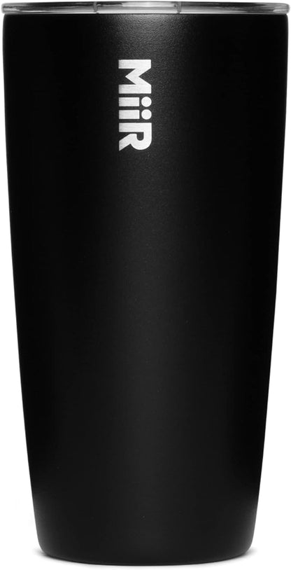 MiiR Tumbler, 12oz Insulated Stainless Steel with Press Fit Slide Lid – Splash Proof Design, Holds Hot & Cold Beverages, Stylish & Functional Cup Holder Compatible