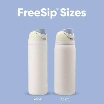 Owala FreeSip Insulated Stainless Steel Water Bottle with Straw, BPA-Free Sports Water Bottle, Great for Travel, 32 Oz, Denim