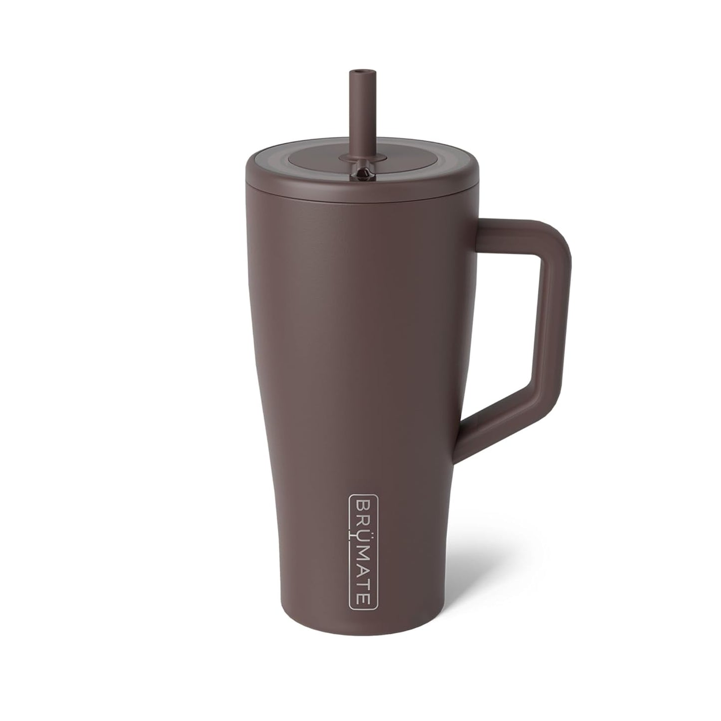 BrüMate Era 40 oz Tumbler with Handle & Straw | 100% Leakproof Insulated Water Bottle Tumbler with Lid & Flexible SoftSip Straw | Made of Stainless Steel | Cup Holder Friendly | 40oz (Nightfall Blue)