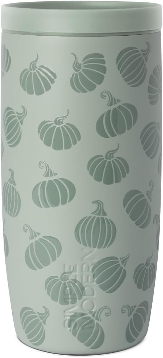Simple Modern Halloween Signature Voyager | 16oz Travel Coffee Mug Tumbler with 360° Lid | Gifts for Women Men | Ceramic-Lined Insulated Stainless Steel Cold Brew Iced Coffee Cup | Spooky Mix