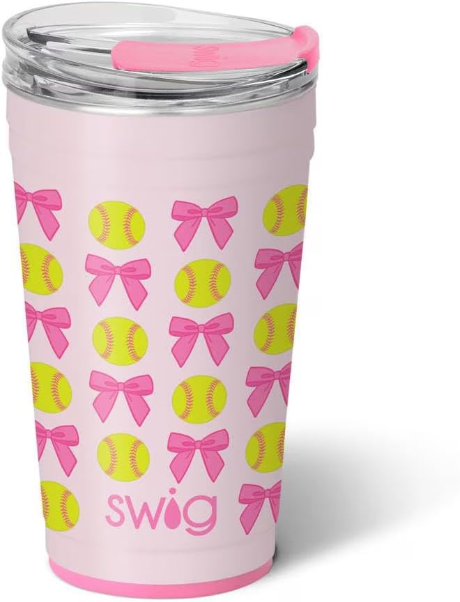 Swig Life 32oz Insulated Tumbler, Travel Coffee Tumbler with Lid, Cup Holder Friendly Travel Coffee Mug, Stainless Steel with Lid (Hayride)